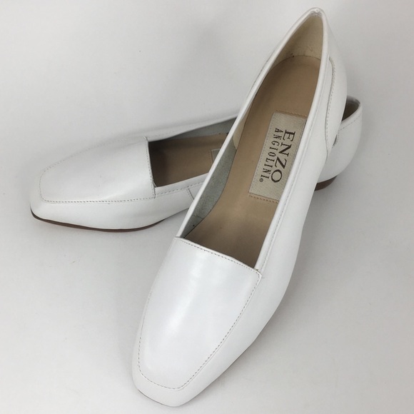 Enzo Angiolini | Shoes | Enzo Angiolini Liberty Flats Womens White Size 6 | Poshmark